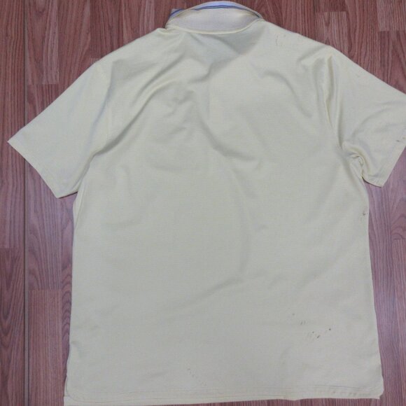 NIKE GOLF DRI-FIT TOUR REGULAR FIT POLY/SPANDEX SHIRT YELLOW Sz X-LARGE, XL - Picture 5 of 5
